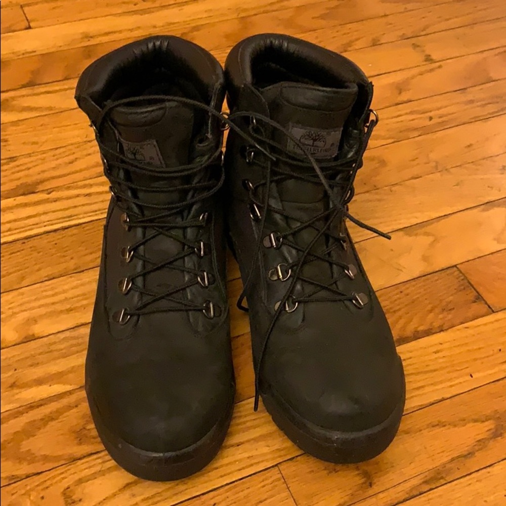 Black Timberland boots